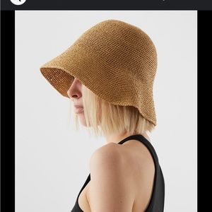 COS crochet paper hat